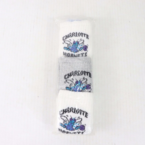 New Vintage Spalding Charlotte Hornets Tube Socks